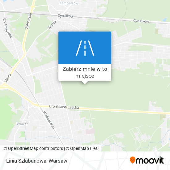 Mapa Linia Szlabanowa