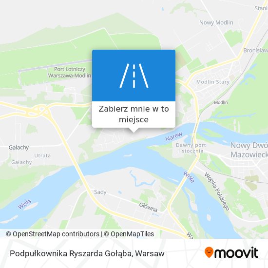 Mapa Podpułkownika Ryszarda Gołąba