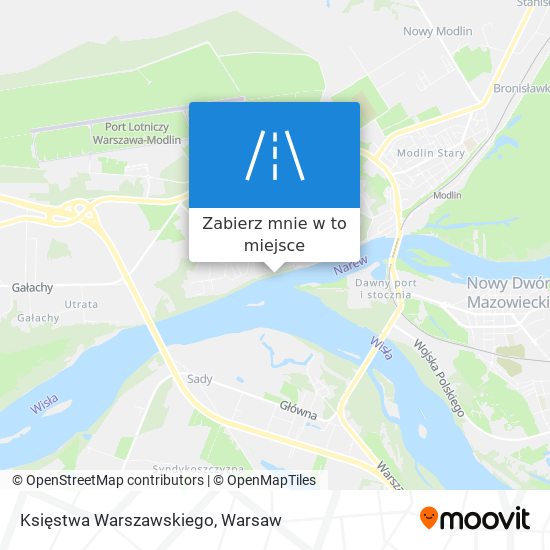 Mapa Księstwa Warszawskiego