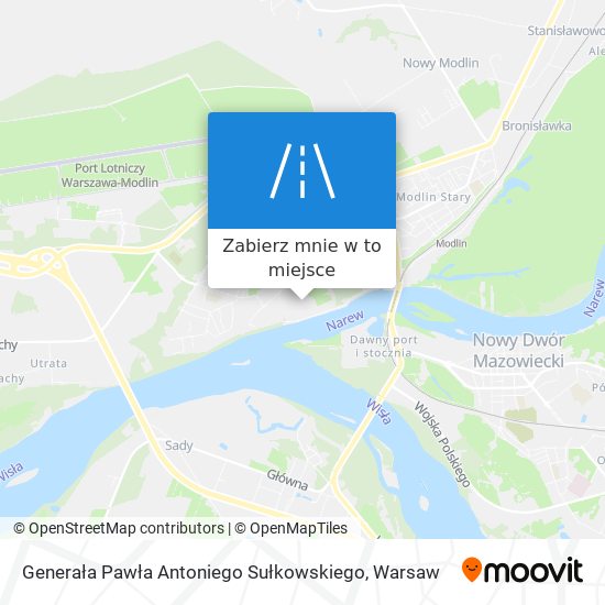 Mapa Generała Pawła Antoniego Sułkowskiego