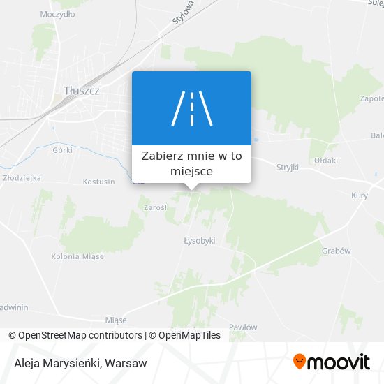 Mapa Aleja Marysieńki