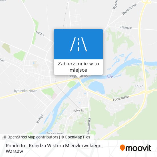 Mapa Rondo Im. Księdza Wiktora Mieczkowskiego