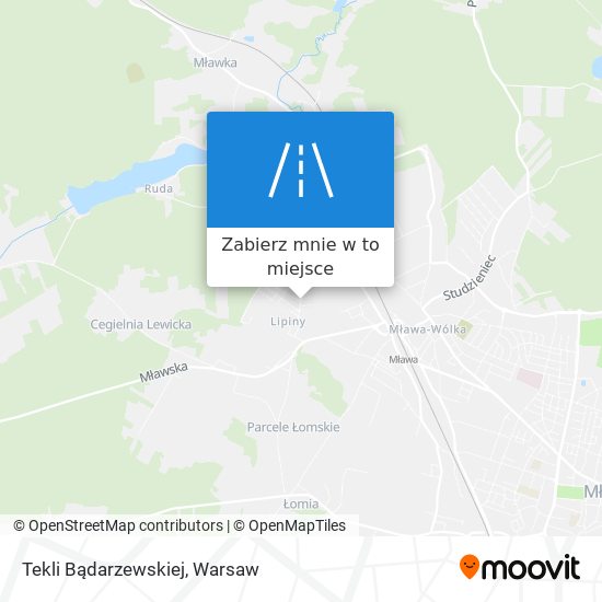 Mapa Tekli Bądarzewskiej