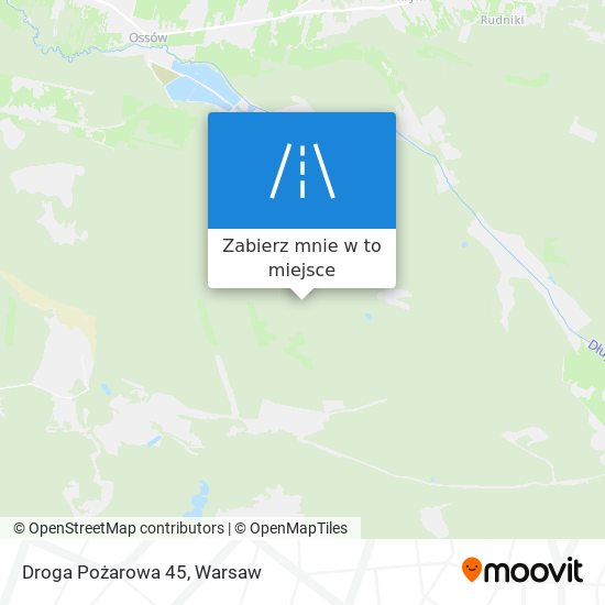 Mapa Droga Pożarowa 45