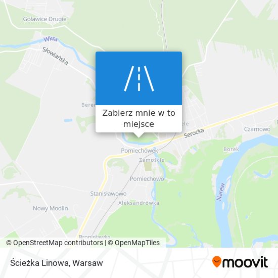 Mapa Ścieżka Linowa