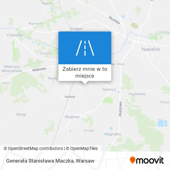 Mapa Generała Stanisława Maczka