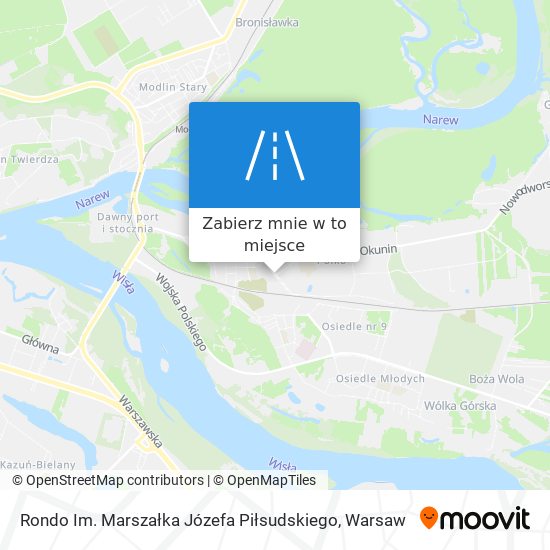 Mapa Rondo Im. Marszałka Józefa Piłsudskiego