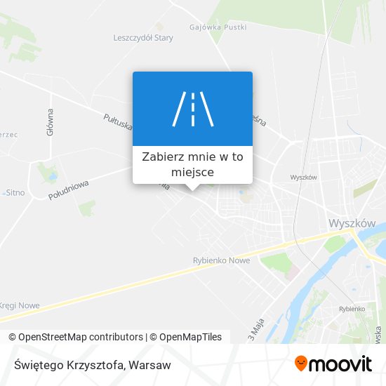 Mapa Świętego Krzysztofa