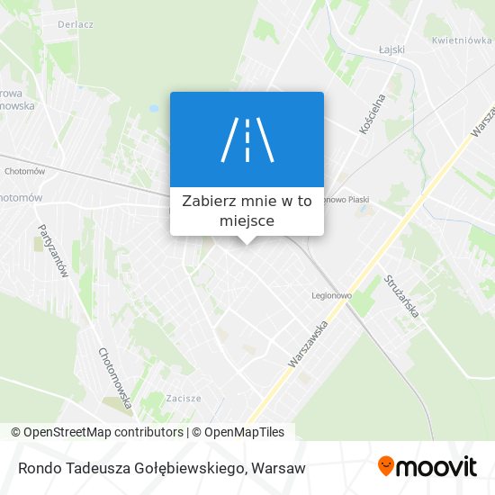 Mapa Rondo Tadeusza Gołębiewskiego