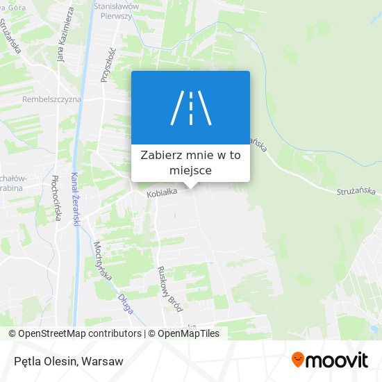 Mapa Pętla Olesin