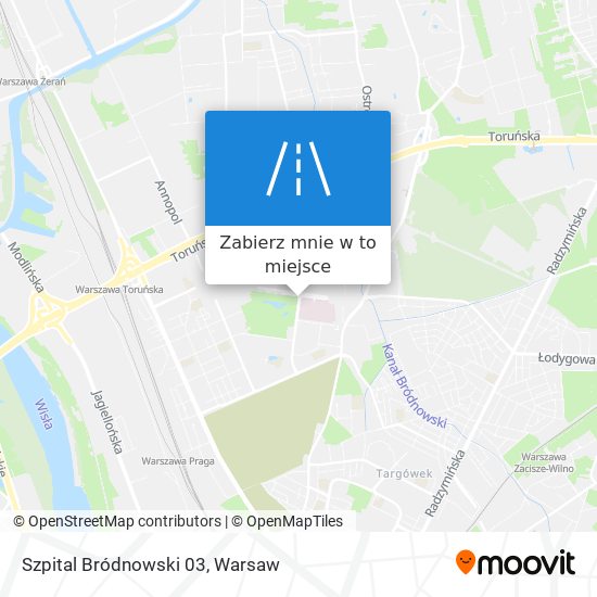 Mapa Szpital Bródnowski 03