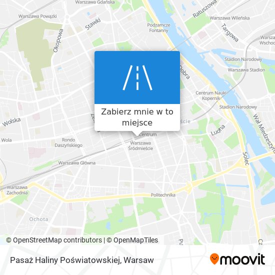 Mapa Pasaż Haliny Poświatowskiej