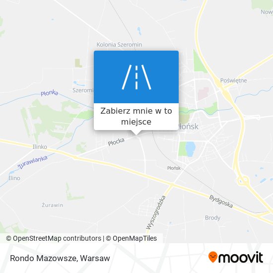 Mapa Rondo Mazowsze