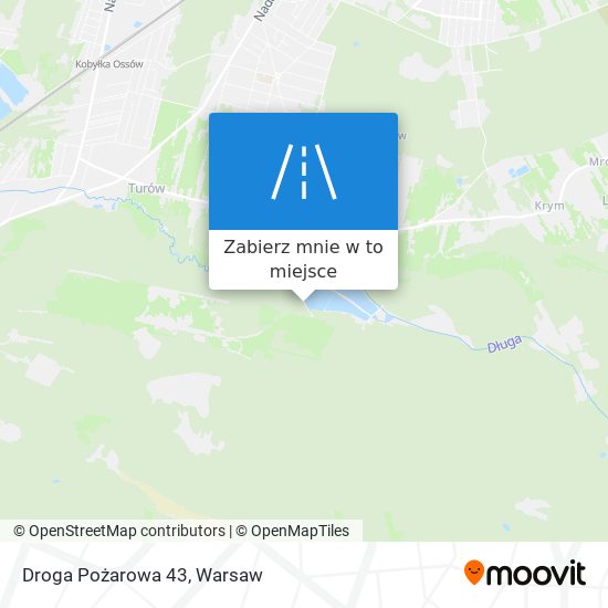 Mapa Droga Pożarowa 43