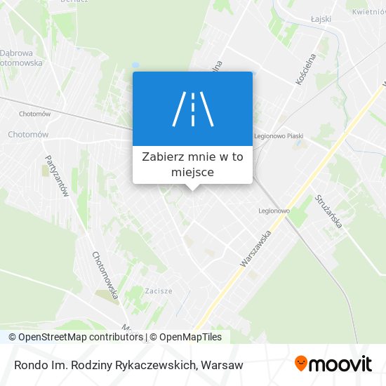 Mapa Rondo Im. Rodziny Rykaczewskich