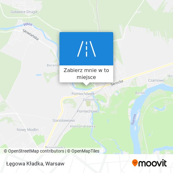 Mapa Łęgowa Kładka