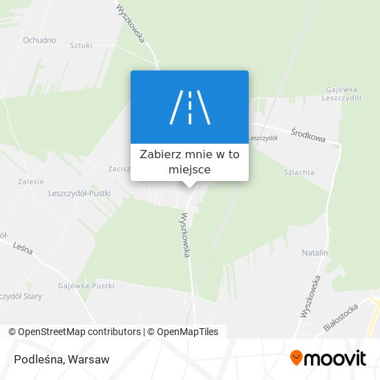 Mapa Podleśna