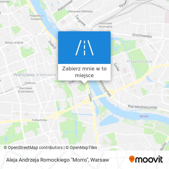 Mapa Aleja Andrzeja Romockiego "Morro"