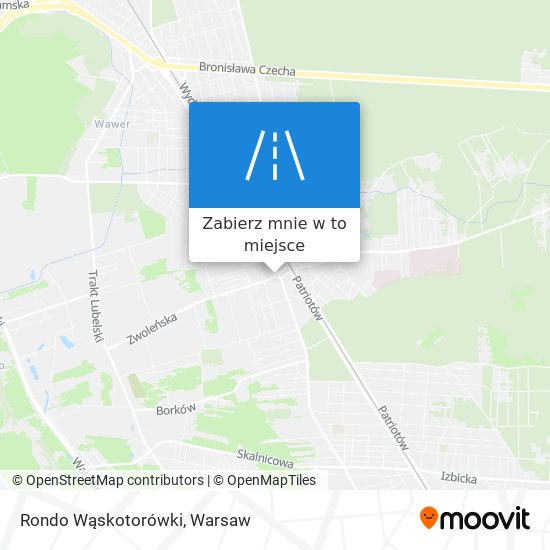 Mapa Rondo Wąskotorówki