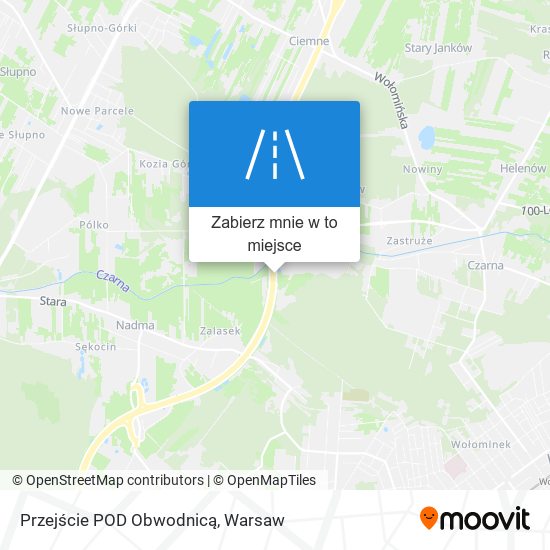 Mapa Przejście POD Obwodnicą