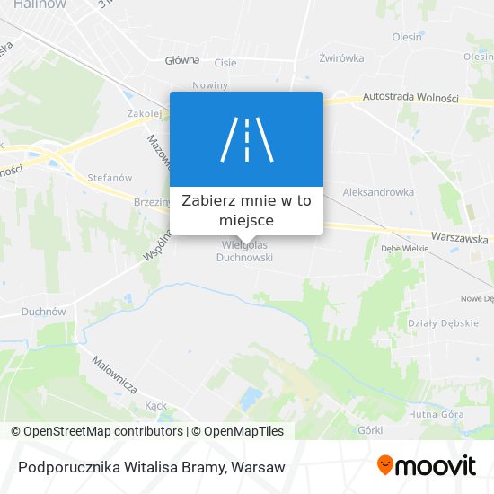 Mapa Podporucznika Witalisa Bramy