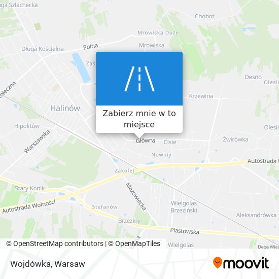 Mapa Wojdówka