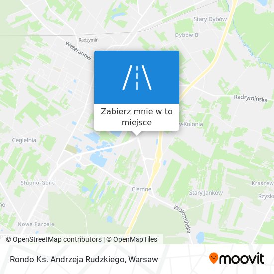 Mapa Rondo Ks. Andrzeja Rudzkiego