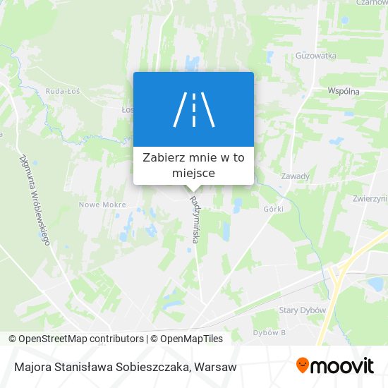 Mapa Majora Stanisława Sobieszczaka