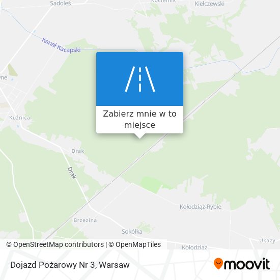 Mapa Dojazd Pożarowy Nr 3