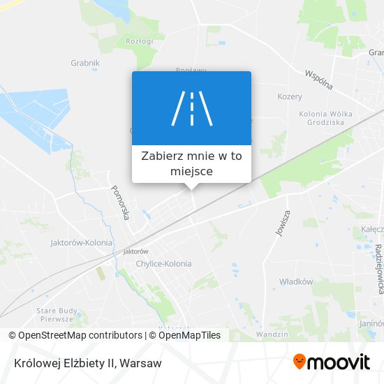 Mapa Królowej Elżbiety II