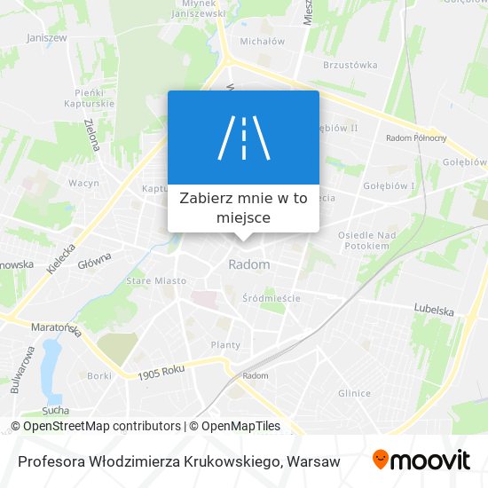 Mapa Profesora Włodzimierza Krukowskiego