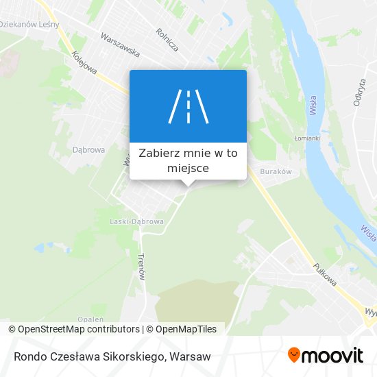 Mapa Rondo Czesława Sikorskiego