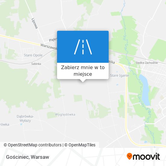 Mapa Gościniec