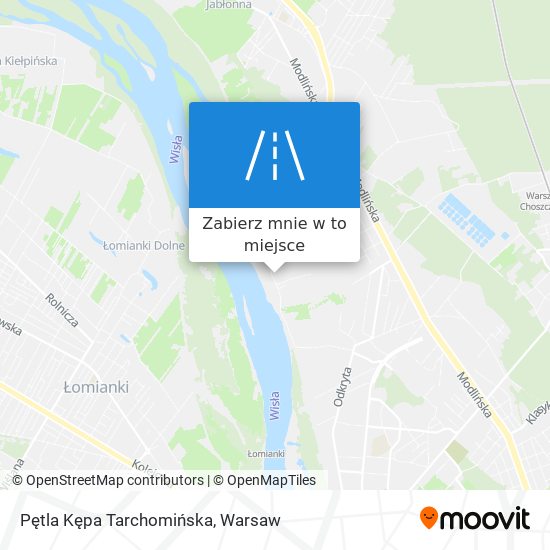 Mapa Pętla Kępa Tarchomińska