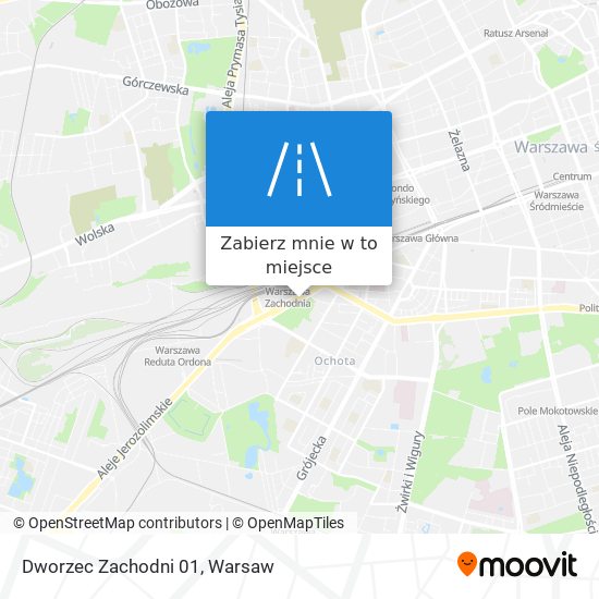 Mapa Dworzec Zachodni 01