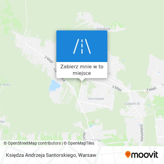 Mapa Księdza Andrzeja Santorskiego