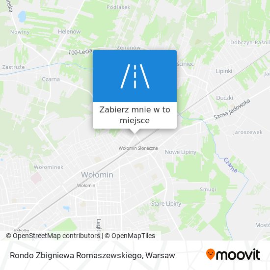 Mapa Rondo Zbigniewa Romaszewskiego