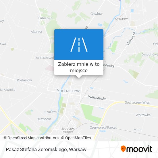 Mapa Pasaż Stefana Żeromskiego