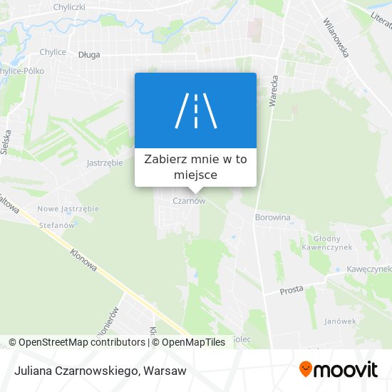 Mapa Juliana Czarnowskiego