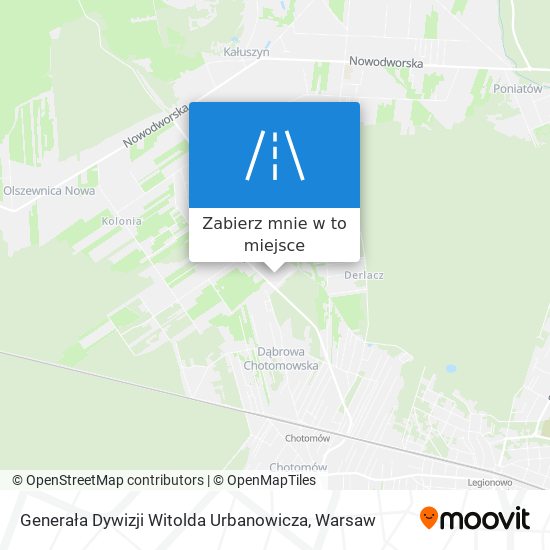 Mapa Generała Dywizji Witolda Urbanowicza