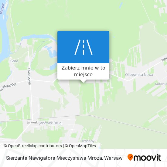 Mapa Sierżanta Nawigatora Mieczysława Mroza