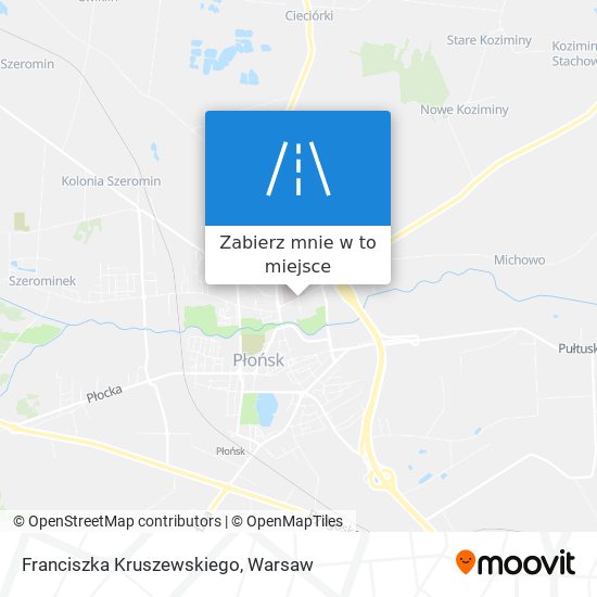 Mapa Franciszka Kruszewskiego