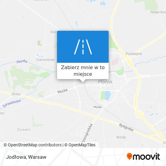 Mapa Jodłowa