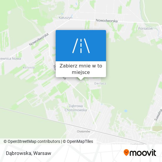 Mapa Dąbrowska