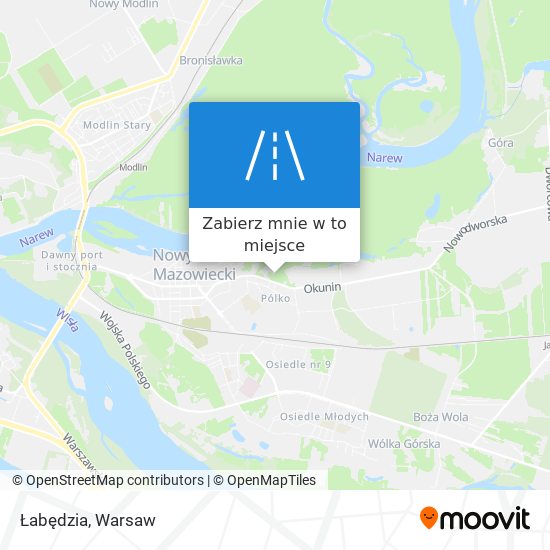 Mapa Łabędzia