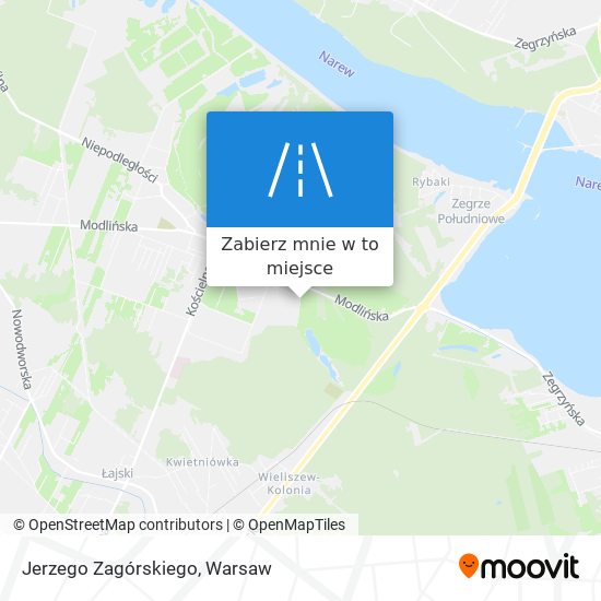 Mapa Jerzego Zagórskiego