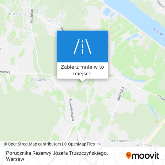 Mapa Porucznika Rezerwy Józefa Truszczyńskiego