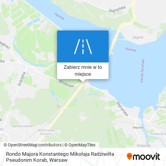 Mapa Rondo Majora Konstantego Mikołaja Radziwiłła Pseudonim Korab