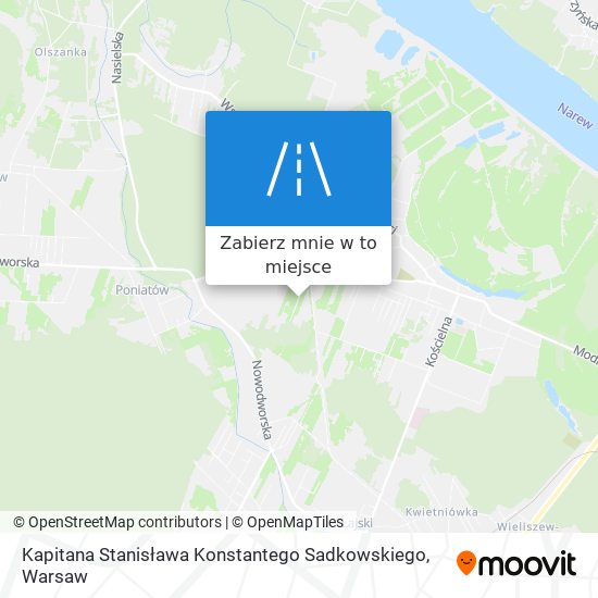 Mapa Kapitana Stanisława Konstantego Sadkowskiego