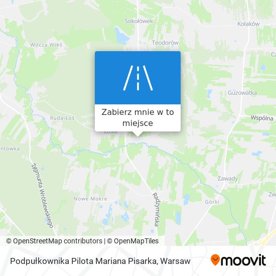 Mapa Podpułkownika Pilota Mariana Pisarka